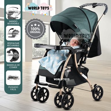 COCHE CUNA DE LUJO «OPPTIMO» EDICIÓN LIMITADA GREEN