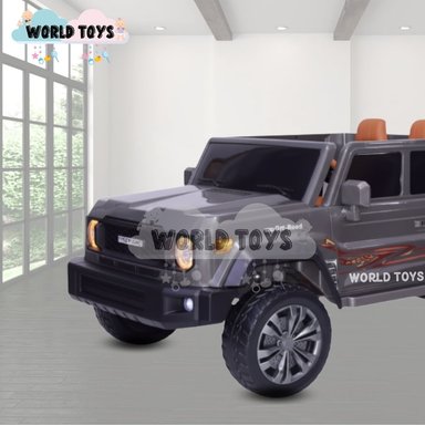 CARRO A BATERÍA PARA NIÑOS «TUNDRA » LUCES LED GRAY - 2