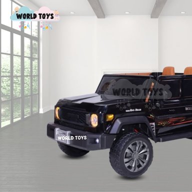 CARRO A BATERÍA PARA NIÑOS «TUNDRA » LUCES LED BLACK - 2
