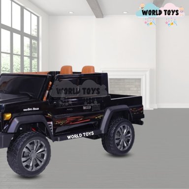 CARRO A BATERÍA PARA NIÑOS «TUNDRA » LUCES LED BLACK - 3