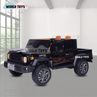 CARRO A BATERÍA PARA NIÑOS «TUNDRA » LUCES LED BLACK - 6
