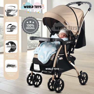 COCHE CUNA DE LUJO «OPPTIMO» EDICIÓN LIMITADA BEIGE