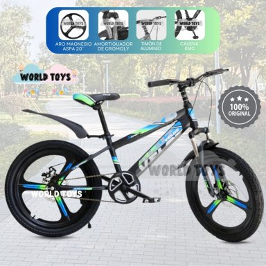 BICICLETA DEPORTIVA ARO 20 «VELOZ» PARA NIÑOS PINK