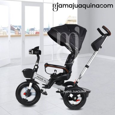 TRICICLO GUIADOR GIRATORIO «PRIME XL» PARA NIÑOS PINK - 4