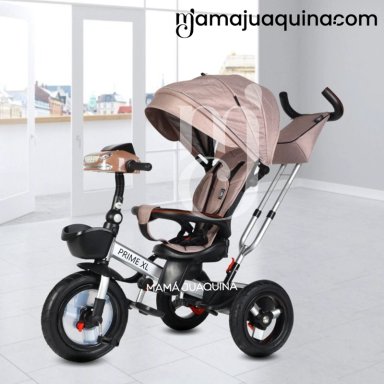 TRICICLO GUIADOR GIRATORIO «PRIME XL» PARA NIÑOS PINK - 5