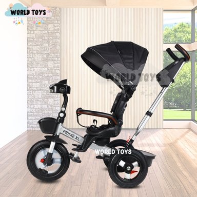TRICICLO GUIADOR GIRATORIO «PRIME XL» PARA NIÑOS BLACK - 2