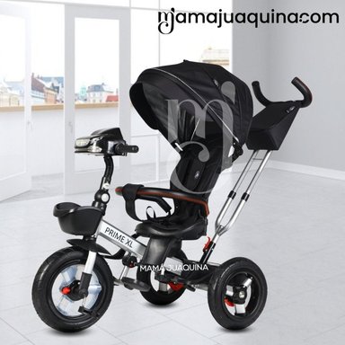 TRICICLO GUIADOR GIRATORIO «PRIME XL» PARA NIÑOS BLACK - 5