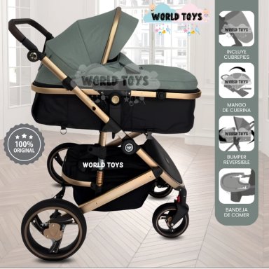 COCHE TRAVEL SYSTEM «MILAN» EDICIÓN LIMITADA GREEN