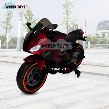 MOTO A BATERÍA PARA NIÑOS «SAIKO» LICENSSED RED - 2