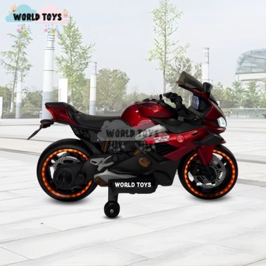 MOTO A BATERÍA PARA NIÑOS «SAIKO» LICENSSED RED - 3