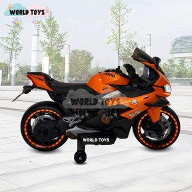 MOTO A BATERÍA PARA NIÑOS «SAIKO» LICENSSED ORANGE - 3
