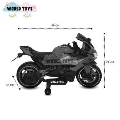 MOTO A BATERÍA PARA NIÑOS «SAIKO» LICENSSED ORANGE - 4