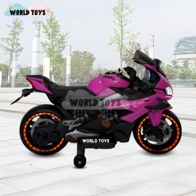 MOTO A BATERÍA PARA NIÑOS «SAIKO» LICENSSED PINK - 3