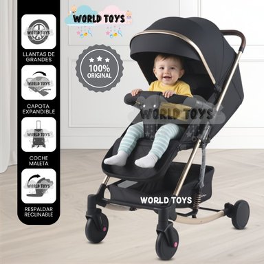 COCHE MECEDORA MALETA DE LUJO «ROCKING PRIME» BLACK