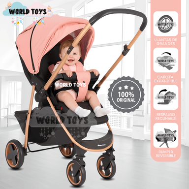 COCHE CUNA DEPORTIVO «SMART PLUS» MANGO REVERSIBLE MELÓN