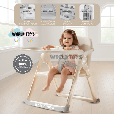 SILLA PORTATIL PLEGABLE «SIENNA» EDICIÓN LIMITADA BEIGE