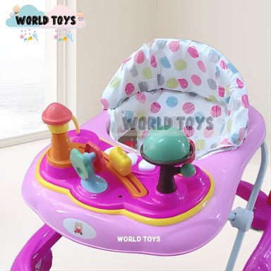 ANDADOR CON TABLERO MUSICAL «HONGUITO II» PINK - 3