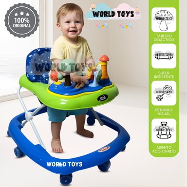 ANDADOR CON TABLERO MUSICAL «HONGUITO II» GREEN