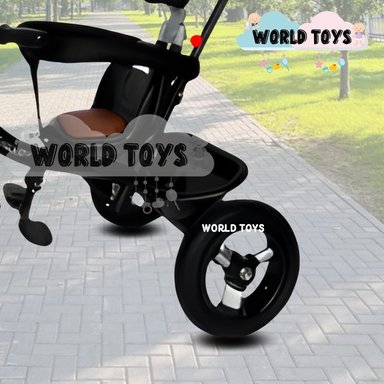 TRICICLO CHAVITO CON GUIADOR «YARLEY» MUSICAL BLACK - 3