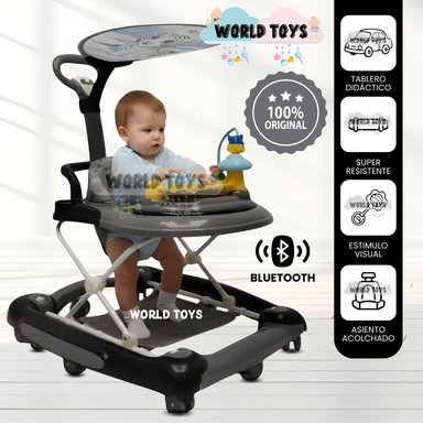 ANDADOR CON TABLERO MUSICAL «FIRST WALK II» BLACK