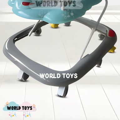 ANDADOR CON TABLERO MUSICAL «UGLY DUCKY» SKY BLUE Y GREY - 4