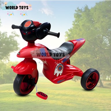 TRIMOTO A PEDAL PARA NIÑOS «SERVANN II» CON BLUETOOTH RED - 2