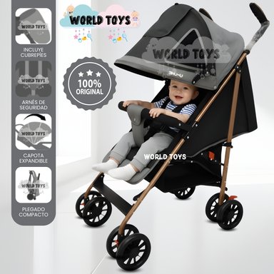 COCHE BASTÓN «SHUWI» DE LUJO GRAY