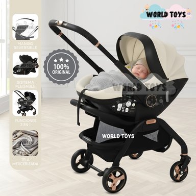 COCHE CARRIOLA DE PASEO 3 EN 1 «DONUX» EDICIÓN EXCLUSIVA