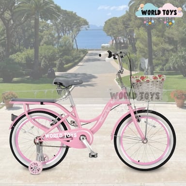 BICICLETA CAMPERA PARA NIÑA ARO 20 «BETTY» CON CANASTA - 2