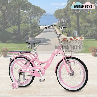 BICICLETA CAMPERA PARA NIÑA ARO 20 «BETTY» CON CANASTA - 3