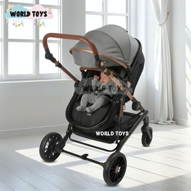 COCHE MOISÉS TRAVEL SYSTEM «INFINITIVE GOLD II» DE LUJO GRAY - 2