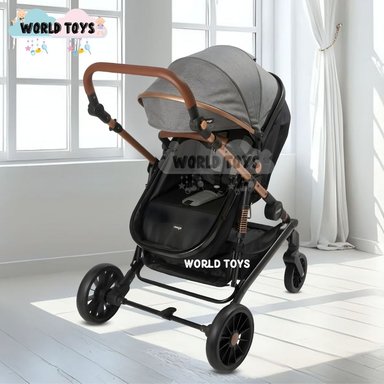 COCHE MOISÉS TRAVEL SYSTEM «INFINITIVE GOLD II» DE LUJO GRAY - 3