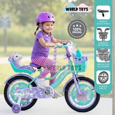 BICICLETA CAMPERA PARA NIÑA ARO 16 «ALANIS II» CON CANASTA - 1