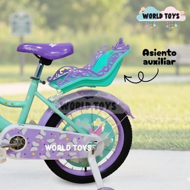 BICICLETA CAMPERA PARA NIÑA ARO 16 «ALANIS II» CON CANASTA - 4