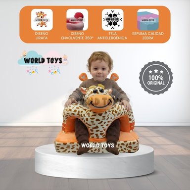 ASIENTO DE APOYO (ESTIMULACION) PARA BEBÉS «JIRAFFE» ANIMAL - 1