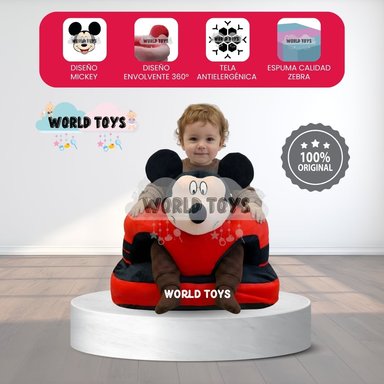ASIENTO DE APOYO (ESTIMULACION) PARA BEBÉS «MICKEY» PREMIUM - 1