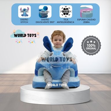 ASIENTO DE APOYO (ESTIMULACION) PARA BEBÉS «STICH» PREMIUM - 1