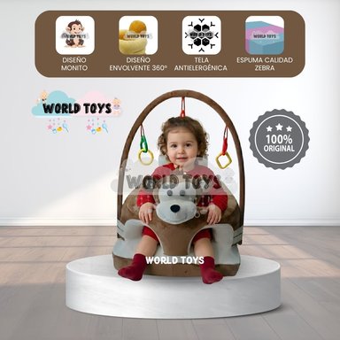 ASIENTO DE APOYO (ESTIMULACION) PARA BEBÉS «MONKEY» ANIMAL - 1