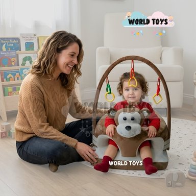 ASIENTO DE APOYO (ESTIMULACION) PARA BEBÉS «MONKEY» ANIMAL - 2