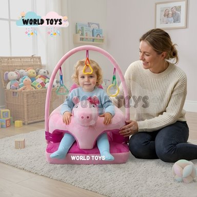 ASIENTO DE APOYO (ESTIMULACION) PARA BEBÉS «PEPPA» PREMIUM - 2