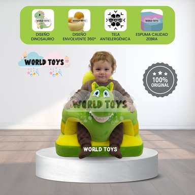 ASIENTO DE APOYO (ESTIMULACION) PARA BEBÉS «DINO» ANIMAL - 1