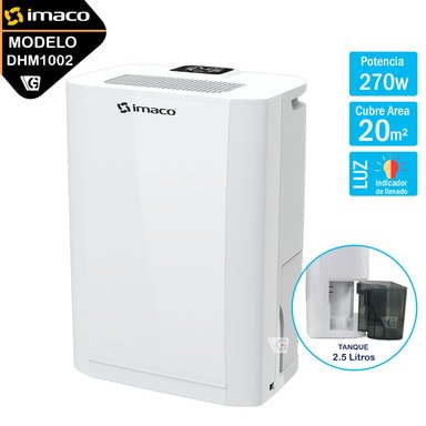IMACO DESHUMEDECEDOR MECÁNICO DHM1002 BLANCO