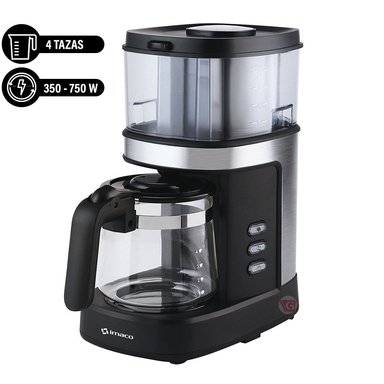 CAFETERA IMACO ICMG4070 CON MOLEDOR CAFÉ 750W