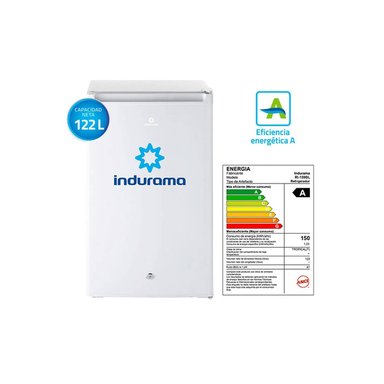 FRIGOBAR INDURAMA RI-159BL  122 LITROS RI-159BL BLANCO