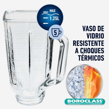 VASO DE VIDRIO OSTER BLSTAJ-GTS-011 1.25L