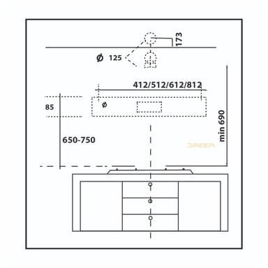 CAMPANA MABE 60 CM EXTRACTORA 3 VELOCIDADES CMU6020PI0 ACERO - 6