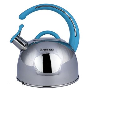 TETERA DE ACERO 3.0 LITROS FINEZZA FF-T0048-IN AZUL