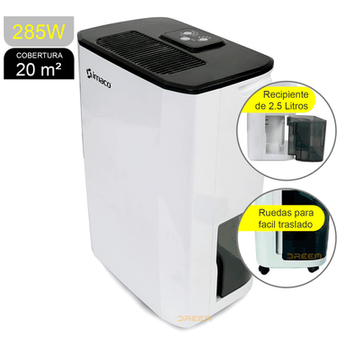 DESHUMEDECEDOR DIGITAL 2.5 LITROS IMACO DHE1002