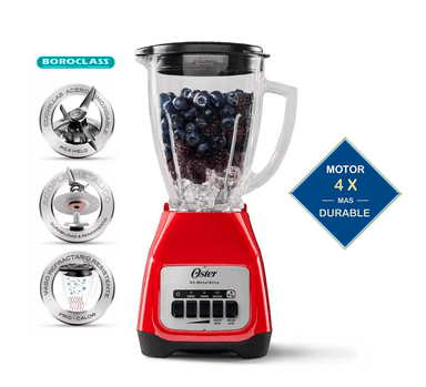 LICUADORA OSTER BLSTKAG-RPB 2 VEL 1.5 LTS 550W