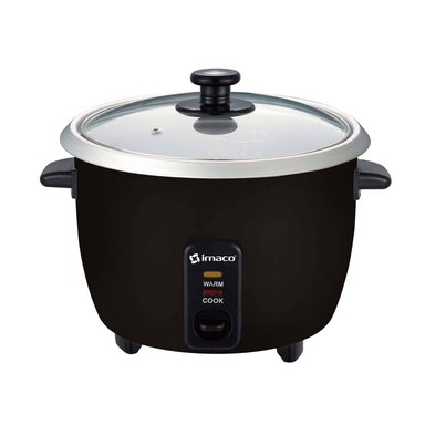 OLLA ARROCERA IMACO RC006N 0.6 LITROS NEGRO